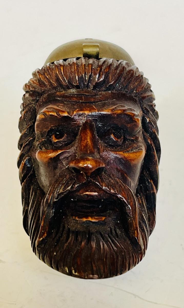 Carved Wooden Pipe-photo-1